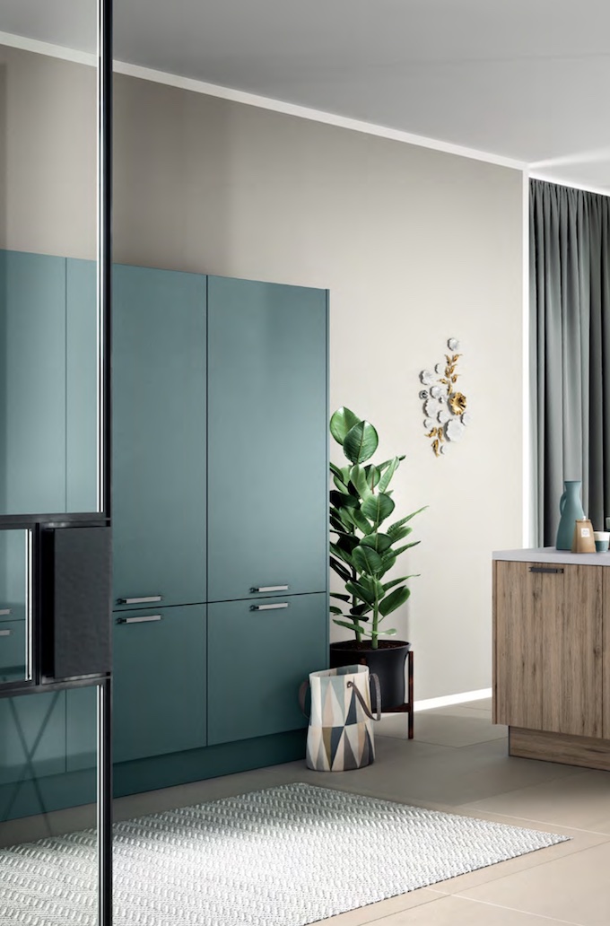 Imagen muebles de cocina puerta lacada Musgo